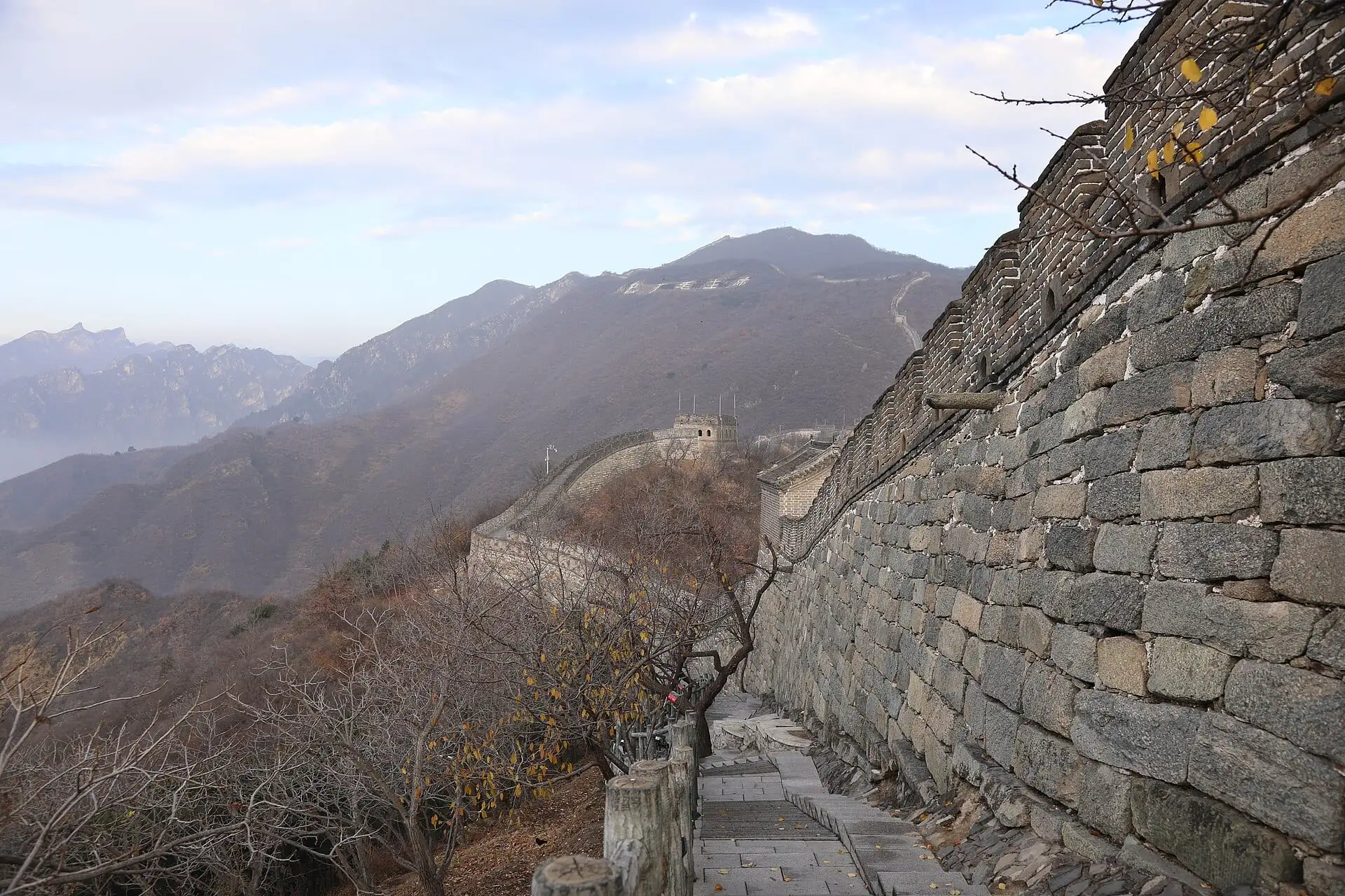 The Great Wall at Mutianyu in autumn